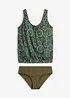 Tankini oversize con spalline larghe (set 2 pezzi), bonprix