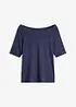 Maglia con spalle scoperte in misto viscosa, bonprix