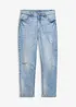Jeans straight cropped, vita media, bonprix
