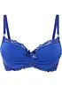Reggiseno con coppe preformate e poliammide riciclata, bonprix
