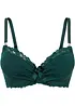 Reggiseno con coppe preformate e poliammide riciclata, bonprix