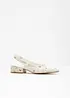 Décolleté slingback con tacco basso, bonprix