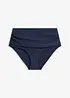 Slip per bikini a vita alta con arricciatura e effetto modellante leggero, bonprix
