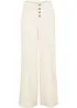 Pantaloni a palazzo lunghi  in misto lino, bonprix