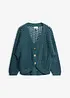 Cardigan traforato in puro cotone, bonprix