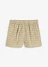 Shorts con ricami traforati, bonprix