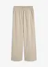 Pantaloni a palazzo in misto lino, bonprix