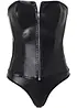 Corsetto e perizoma in similpelle (set 2 pezzi), bonprix
