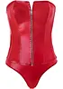 Corsetto e perizoma in similpelle (set 2 pezzi), bonprix