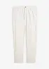 Pantaloni chino regular fit in fresco misto lino, straight, bonprix