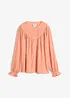 Blusa romantica in viscosa fluente, bonprix