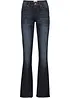 Jeans bootcut elasticizzati confortevoli, vita media, bonprix