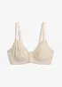 Reggiseno minimizer con mesh, bonprix