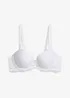 Reggiseno con coppe preformate in materiale lucido, bonprix