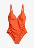 Costume intero con scollatura a V ed effetto modellante leggero, bonprix