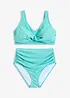 Bikini leggermente modellante con effetto incrociato (set 2 pezzi), bonprix