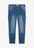 Jeans cargo leggeri comodi in vita, regular fit straight, bonprix