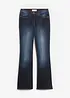 Jeans bootcut elasticizzati, vita media, bonprix