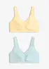Reggiseno senza ferretto  con cotone biologico (pacco da 2), bonprix