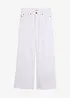 Jeans wide leg elasticizzati, vita media, bonprix