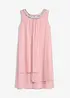 Abito in chiffon con applicazione di strass, bonprix