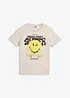 T-shirt in puro cotone con smiley, SmileyWorld