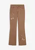 Jeans bootcut con ricami, bonprix