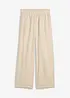 Pantaloni barrel in misto lino leggero, bonprix