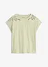 Maglia con dettagli in pizzo, bonprix