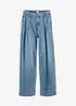 Jeans wide leg, vita alta, bonprix