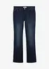 Jeans bootcut elasticizzati, vita media, bonprix