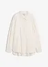 Camicia oversize in misto lino, bonprix