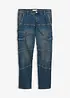 Jeans cargo elasticizzati regular fit, straight, bonprix