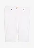 Bermuda in jeans elasticizzati con fondo arrotolato, bonprix