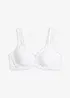 Reggiseno minimizer con ricami delicati, bonprix