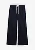Jeans elasticizzati wide leg, vita media, bonprix
