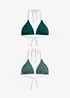 Reggiseno bikini a triangolo (pacco da 2), bonprix
