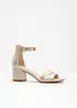 Sandali con tacco a blocco, bonprix