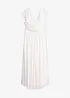 Abito da sposa in fine chifon con drappeggio, bonprix