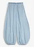Pantaloni alla turca in misto lino leggero, bonprix