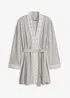 Kimono in puro cotone a coste, bonprix