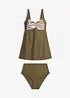 Tankini lungo con slip a vita alta (set 2 pezzi), bonprix