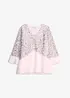 Tunica con pizzo, bonprix