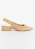 Décolleté slingback con tacco basso, bonprix
