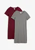 Abito in jersey di puro cotone (pacco da 2), bonprix