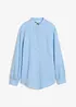 Camicia lunga in vaporosa mussola di cotone, bonprix