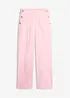 Pantaloni larghi con bottoni decorativi, bonprix