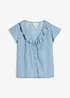 Top in jeans di cotone biologico, bonprix