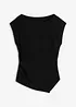 Top asimmetrico in punto di Roma, bonprix