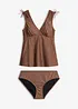 Tankini glitterato (set 2 pezzi), bonprix